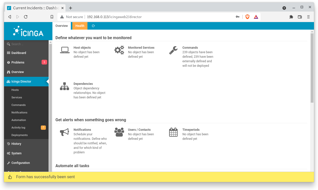 Icinga Web 2 Director
