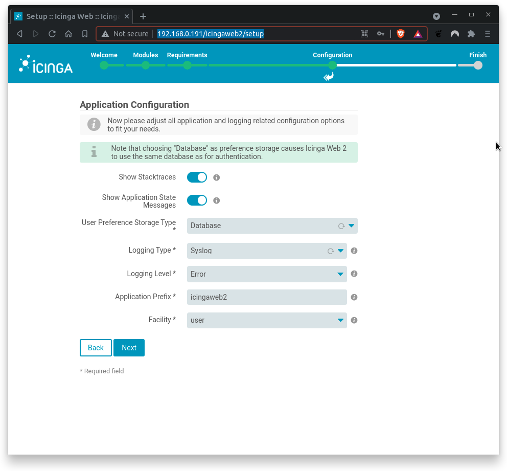 Icinga Web 2 Wizard